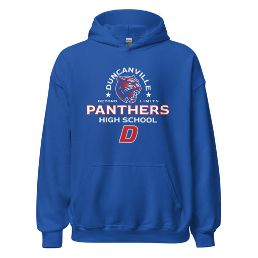 Duncanville High School Panthers Royal Blue Classic Unisex Hoodie 222