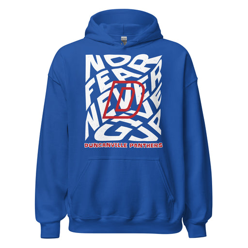 Duncanville High School Panthers Royal Blue Classic Unisex Hoodie 236