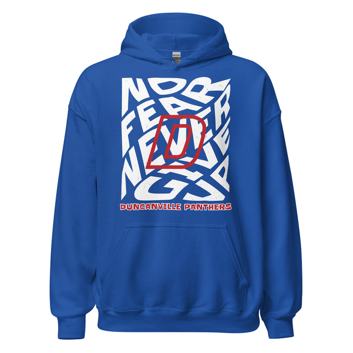 Duncanville High School Panthers Royal Blue Classic Unisex Hoodie 236