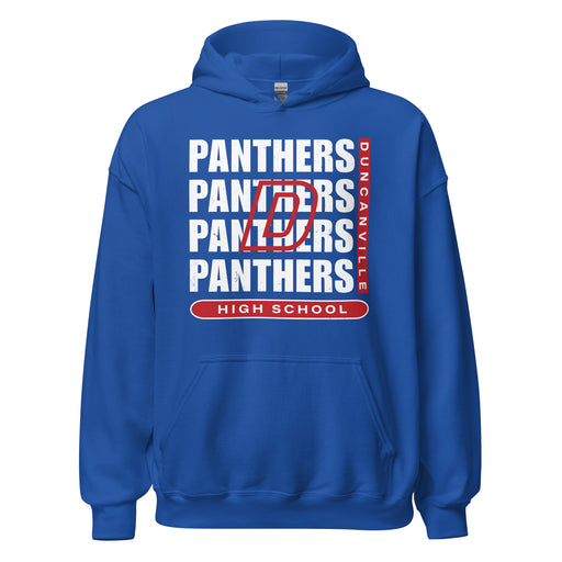 Duncanville High School Panthers Royal Blue Classic Unisex Hoodie 235