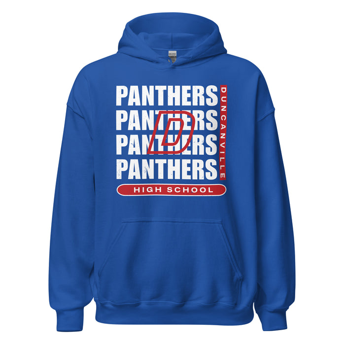 Duncanville High School Panthers Royal Blue Classic Unisex Hoodie 235