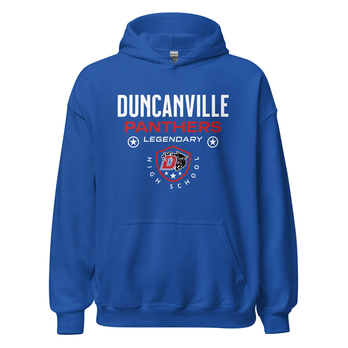 Duncanville High School Panthers Royal Blue Classic Unisex Hoodie 003