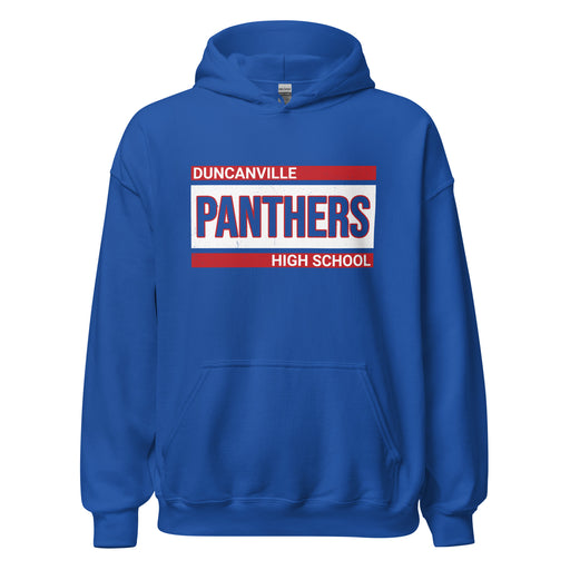 Duncanville High School Panthers Royal Blue Classic Unisex Hoodie 098
