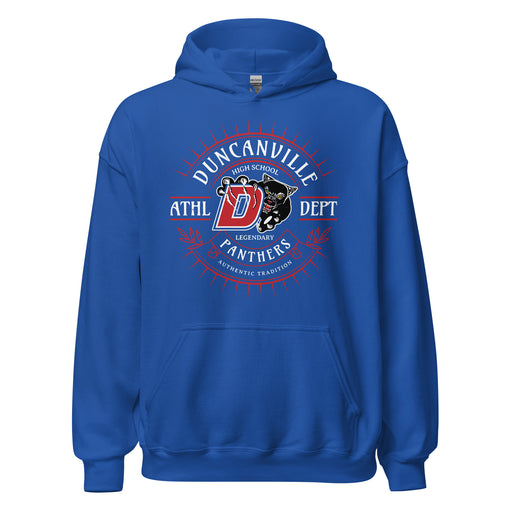 Duncanville High School Panthers Royal Blue Classic Unisex Hoodie 201