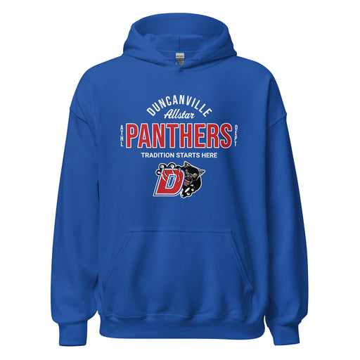 Duncanville High School Panthers Royal Blue Classic Unisex Hoodie 040