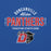 Close-up view of Duncanville High School Panthers Royal Blue Classic Unisex Hoodie 040