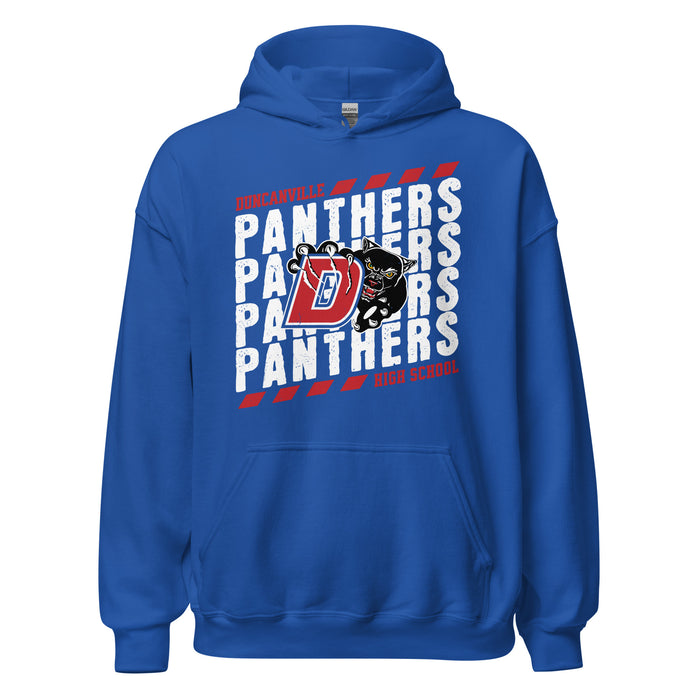 Duncanville High School Panthers Royal Blue Classic Unisex Hoodie 223