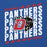 Close-up view of Duncanville High School Panthers Royal Blue Classic Unisex Hoodie 223