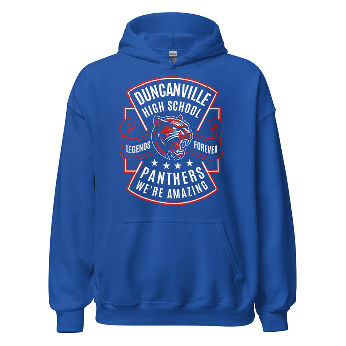 Duncanville High School Panthers Royal Blue Classic Unisex Hoodie 207