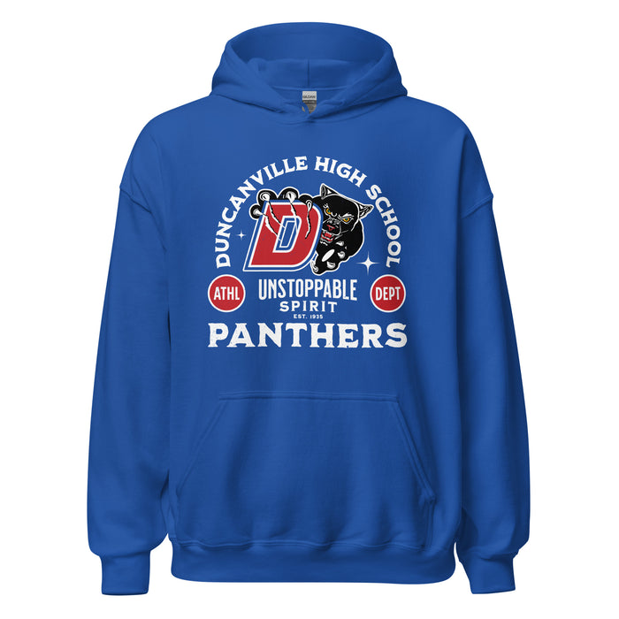 Duncanville High School Panthers Royal Blue Classic Unisex Hoodie 208