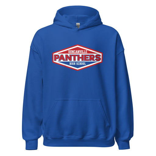 Duncanville High School Panthers Royal Blue Classic Unisex Hoodie 009