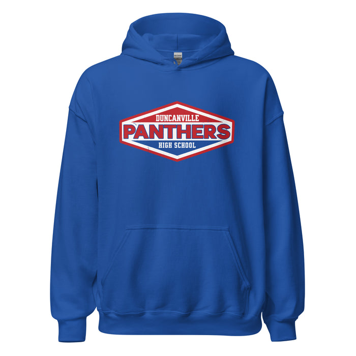 Duncanville High School Panthers Royal Blue Classic Unisex Hoodie 009