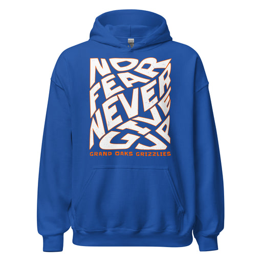 Grand Oaks High School Grizzlies Royal Blue Classic Unisex Hoodie 236