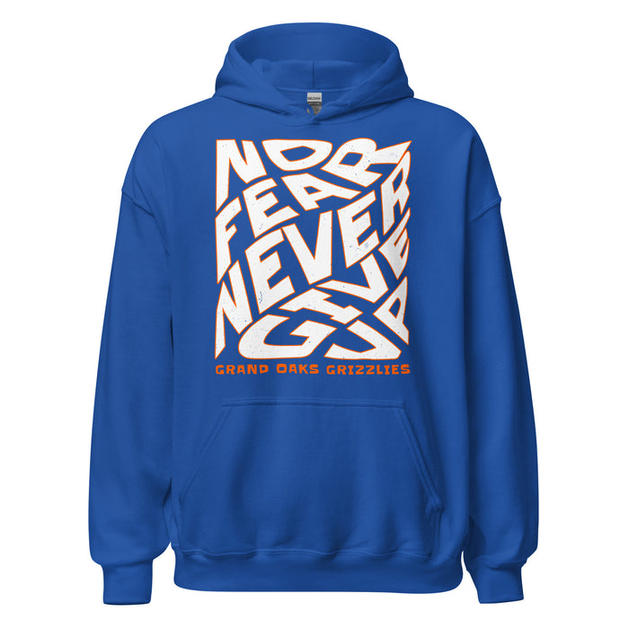 Grand Oaks High School Grizzlies Royal Blue Classic Unisex Hoodie 236