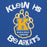 Close-up view of Klein High School Bearkats Royal Blue Classic Unisex Hoodie 228