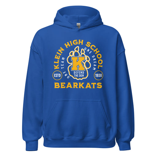 Klein High School Bearkats Royal Blue Classic Unisex Hoodie 208