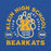 Close-up view of Klein High School Bearkats Royal Blue Classic Unisex Hoodie 208