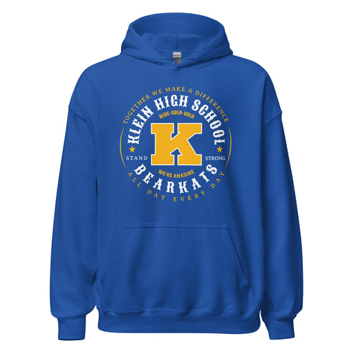 Klein High School Bearkats Royal Blue Classic Unisex Hoodie 214