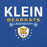 Close-up view of Klein High School Bearkats Royal Blue Classic Unisex Hoodie 003