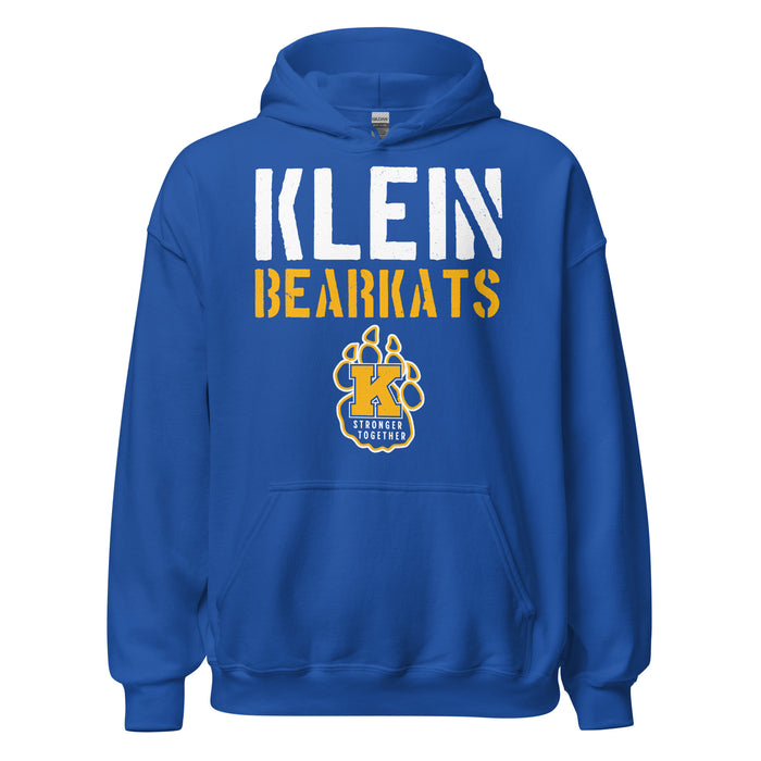 Klein High School Bearkats Royal Blue Classic Unisex Hoodie 017