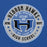Close-up view of Hebron High School Hawks Royal Blue Classic Unisex Hoodie 224
