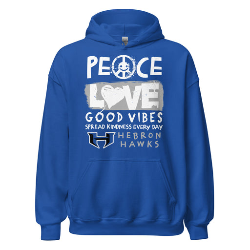 Hebron High School Hawks Royal Blue Classic Unisex Hoodie 240