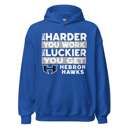 Hebron High School Hawks Royal Blue Classic Unisex Hoodie 238