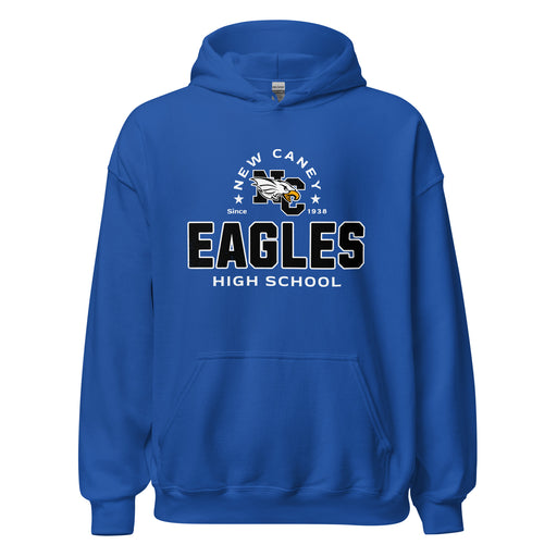New Caney High School Eagles Royal Blue Classic Unisex Hoodie 222