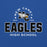 Close-up view of New Caney High School Eagles Royal Blue Classic Unisex Hoodie 222