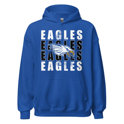 New Caney High School Eagles Royal Blue Classic Unisex Hoodie 233