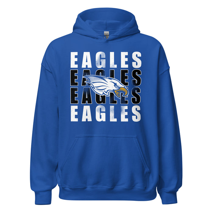 New Caney High School Eagles Royal Blue Classic Unisex Hoodie 233