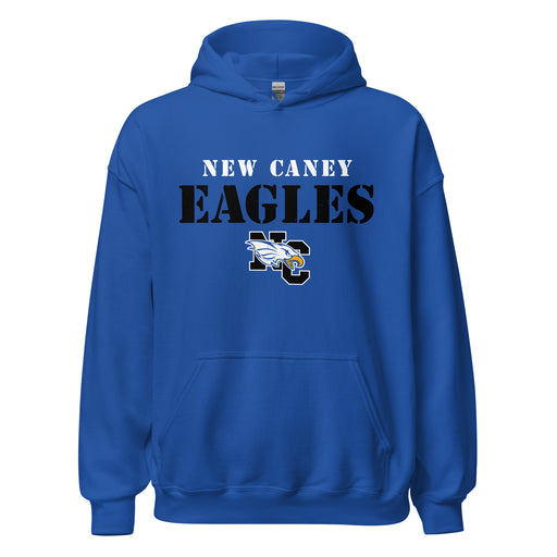 New Caney High School Eagles Royal Blue Classic Unisex Hoodie 017