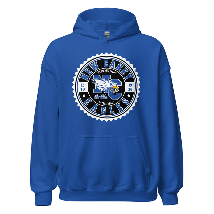New Caney High School Eagles Royal Blue Classic Unisex Hoodie 203