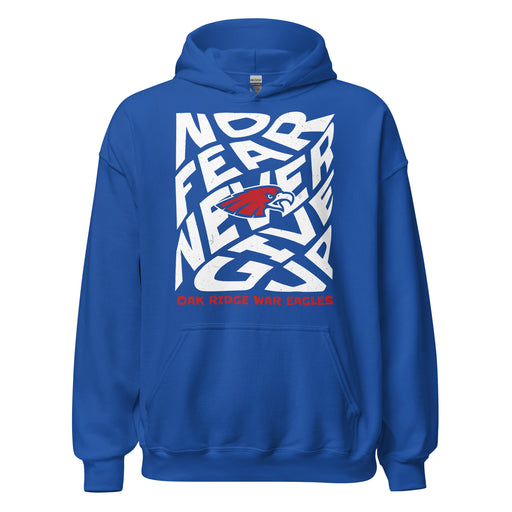 Oak Ridge High School War Eagles Royal Blue Classic Unisex Hoodie 236