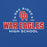 Close-up view of Oak Ridge High School War Eagles Royal Blue Classic Unisex Hoodie 222