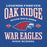 Close-up view of Oak Ridge High School War Eagles Royal Blue Classic Unisex Hoodie 230