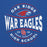 Close-up view of Oak Ridge High School War Eagles Royal Blue Classic Unisex Hoodie 218