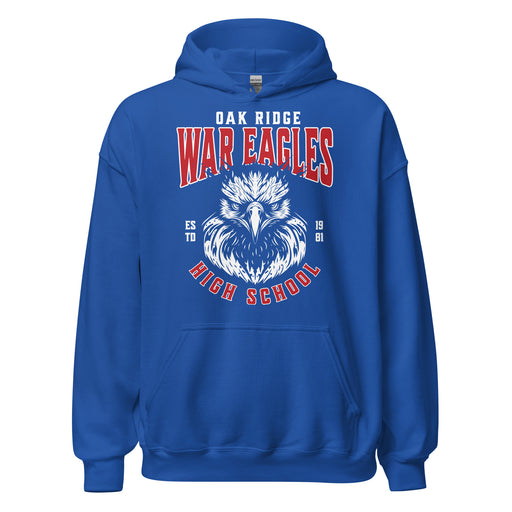 Oak Ridge High School War Eagles Royal Blue Classic Unisex Hoodie 213