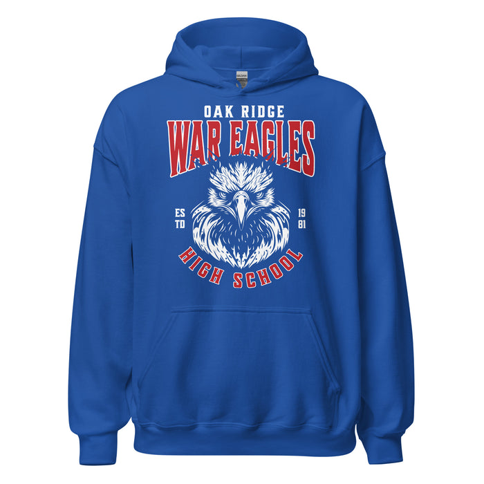 Oak Ridge High School War Eagles Royal Blue Classic Unisex Hoodie 213