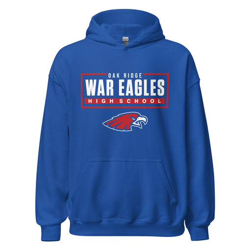 Oak Ridge High School War Eagles Royal Blue Classic Unisex Hoodie 049