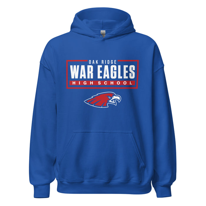Oak Ridge High School War Eagles Royal Blue Classic Unisex Hoodie 049