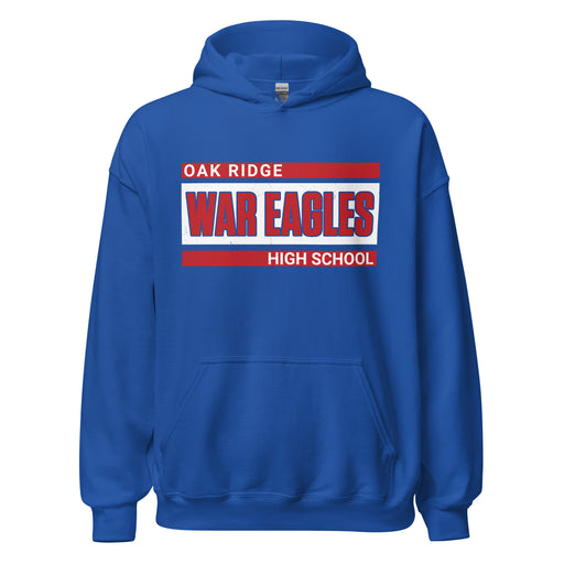 Oak Ridge High School War Eagles Royal Blue Classic Unisex Hoodie 098