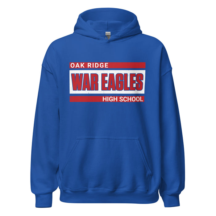 Oak Ridge High School War Eagles Royal Blue Classic Unisex Hoodie 098