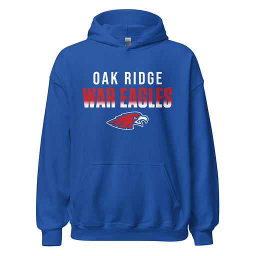 Oak Ridge High School War Eagles Royal Blue Classic Unisex Hoodie 024