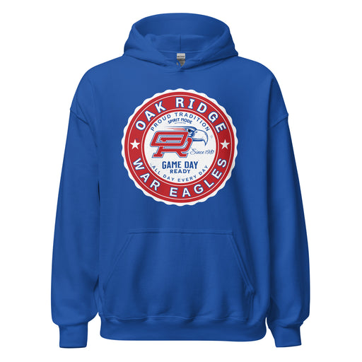 Oak Ridge High School War Eagles Royal Blue Classic Unisex Hoodie 216