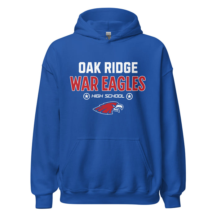 Oak Ridge High School War Eagles Royal Blue Classic Unisex Hoodie 003