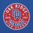 Close-up view of Oak Ridge High School War Eagles Royal Blue Classic Unisex Hoodie 215