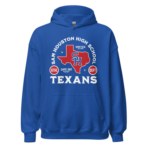 Sam Houston High School Texans Royal Blue Classic Unisex Hoodie 208