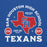 Close-up view of Sam Houston High School Texans Royal Blue Classic Unisex Hoodie 208