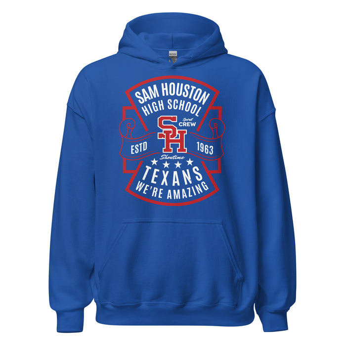 Sam Houston High School Texans Royal Blue Classic Unisex Hoodie 207
